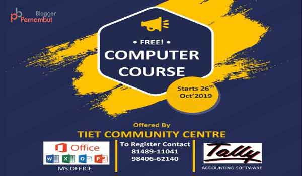 TIET-Offers-Free-Course---Pernambut-Blogger